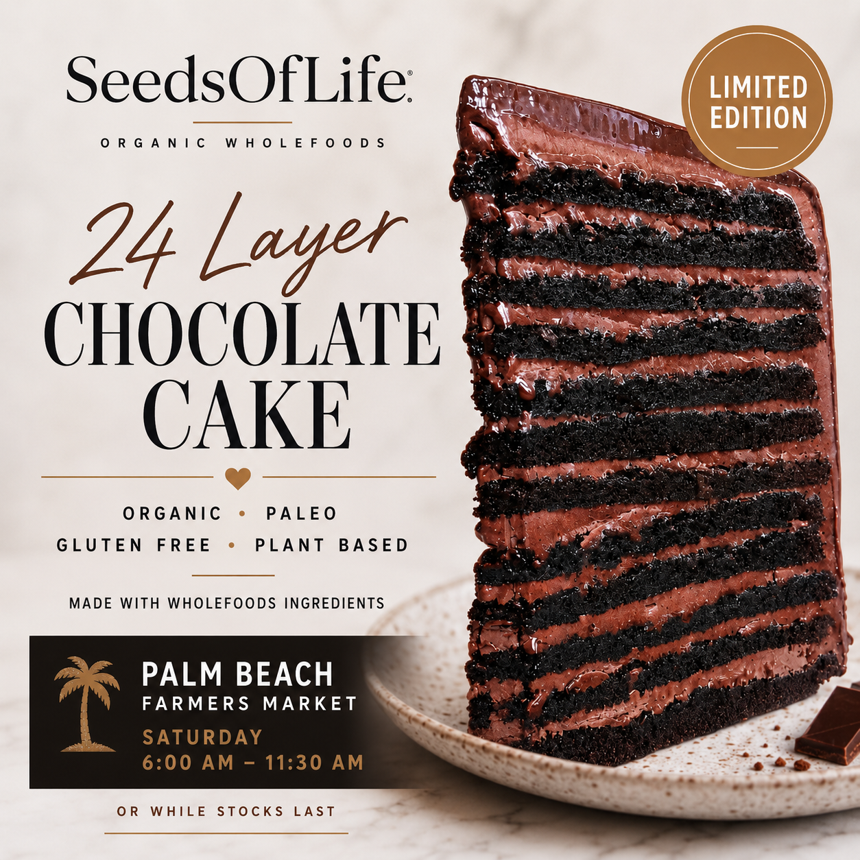24 LAYER CHOCOLATE CAKE