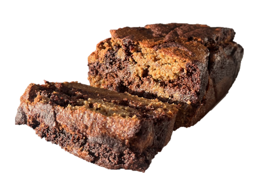 HYBRID HIGH PROTEIN PEANUT CACAO BANANA BREAD