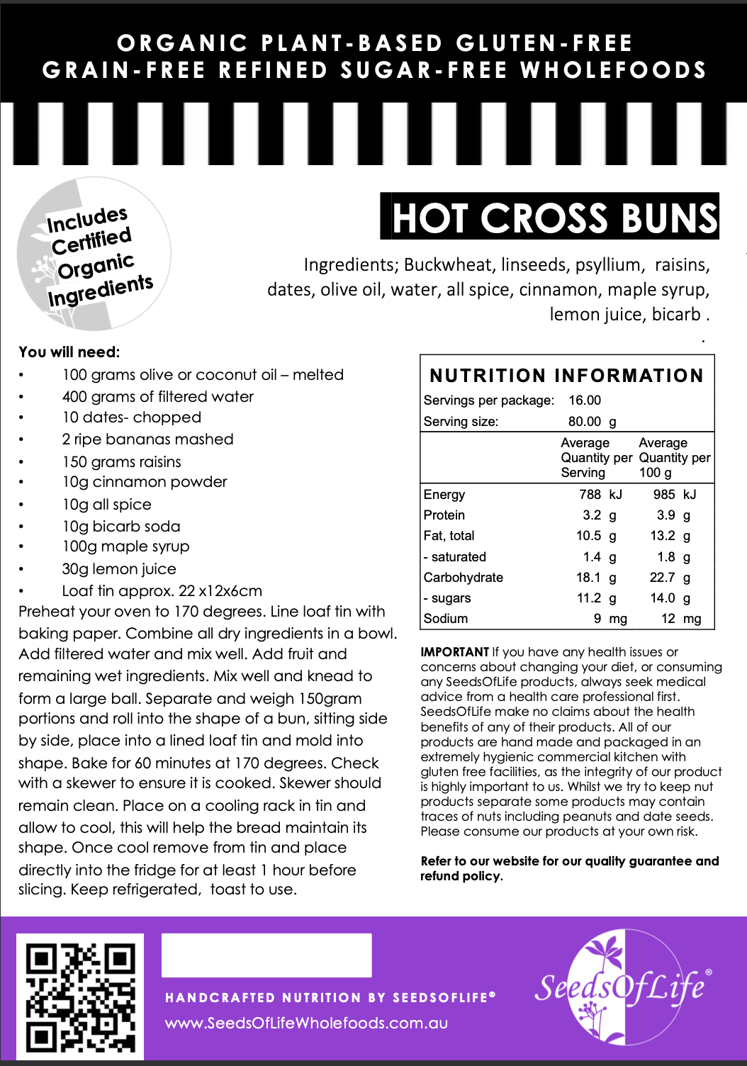 PREMIX RAISIN TOAST & HOT CROSS BUNS