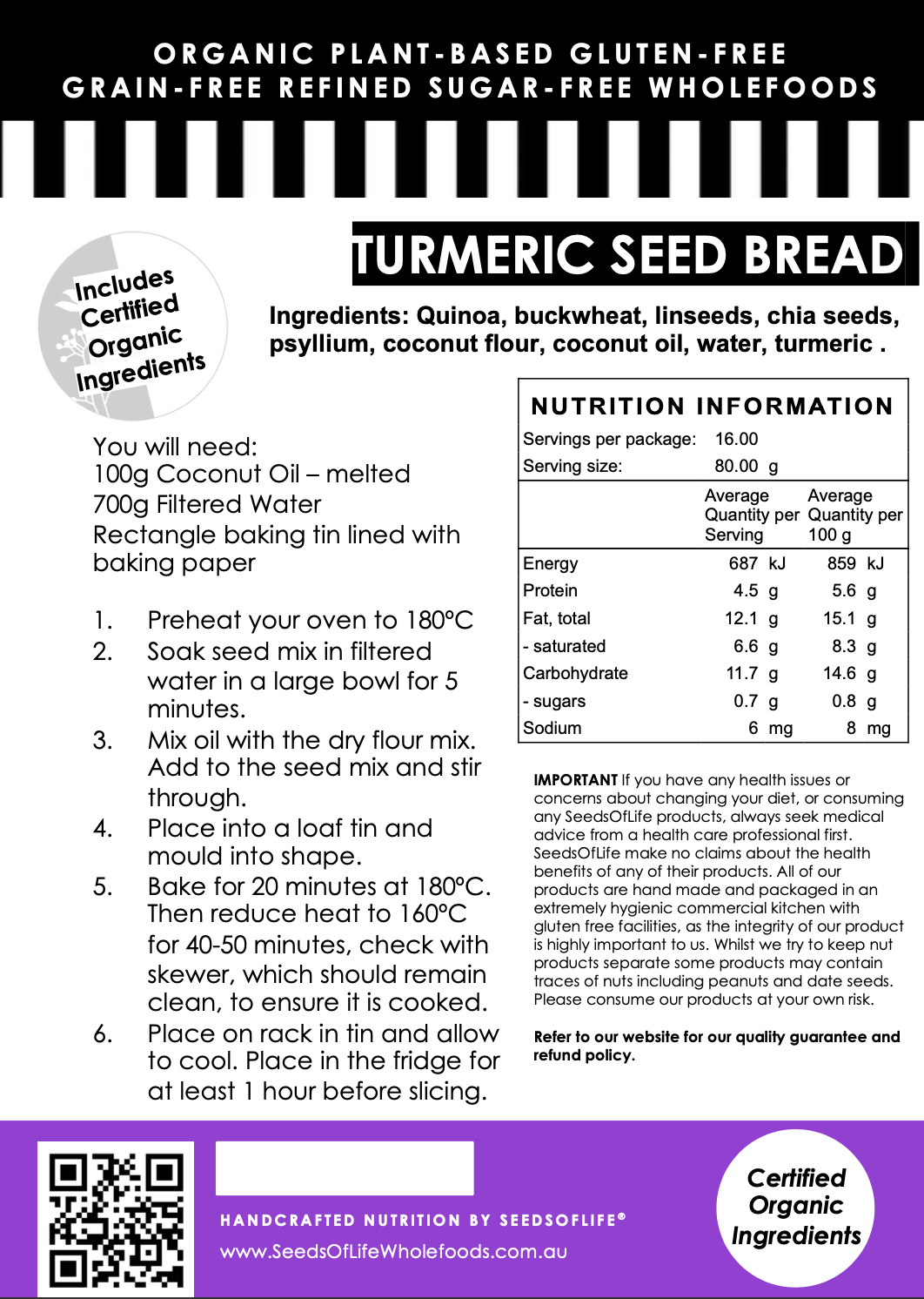 PREMIX TURMERIC BREAD & WRAPS