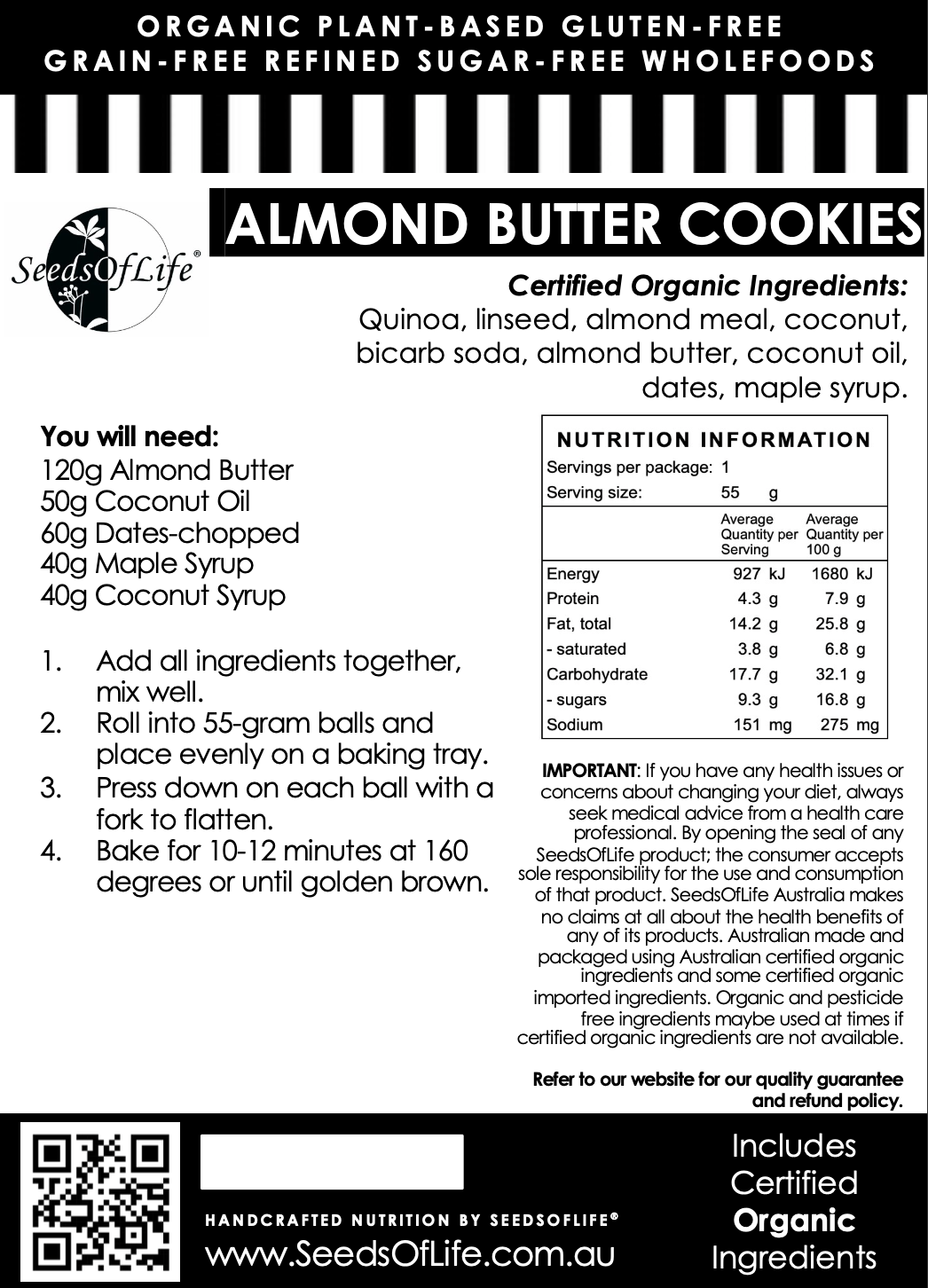 PREMIX ALMOND BUTTER COOKIES