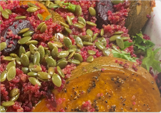 ROAST PUMPKIN & BEETROOT SALAD (pick up only)