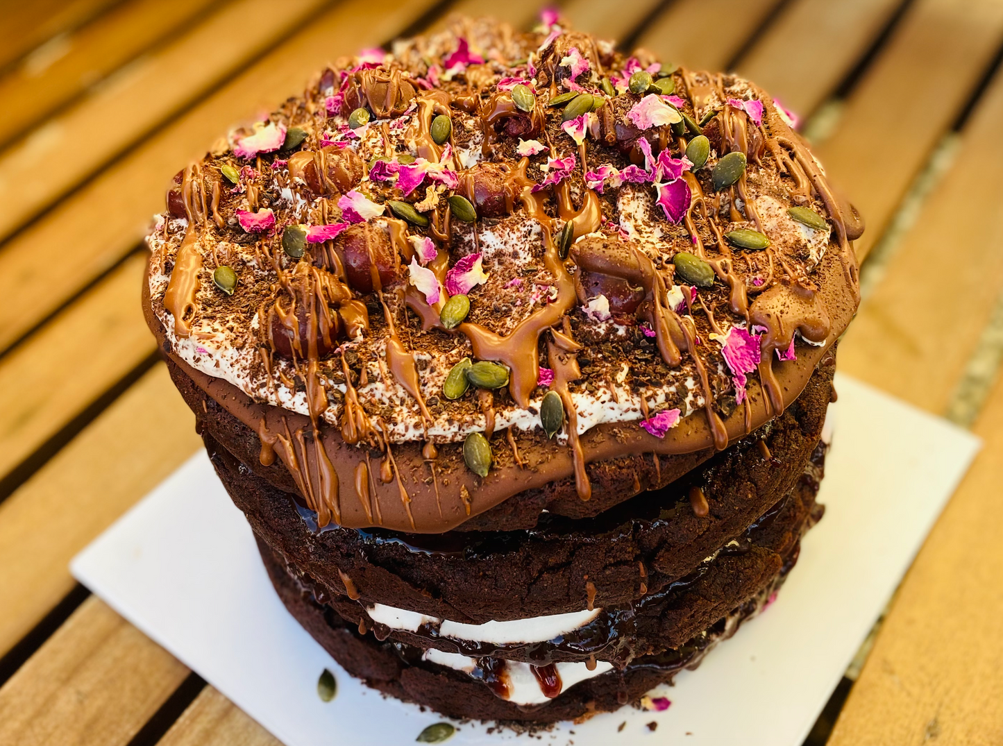 PETITE 4 LAYER BLACK FOREST CAKE