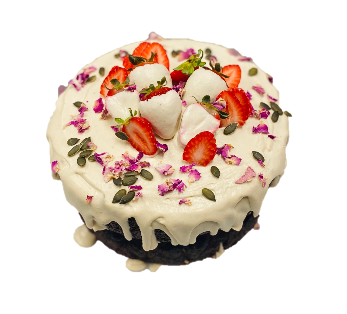 CHOCOLATE ZUCCHINI DOUBLE LAYER CAKE