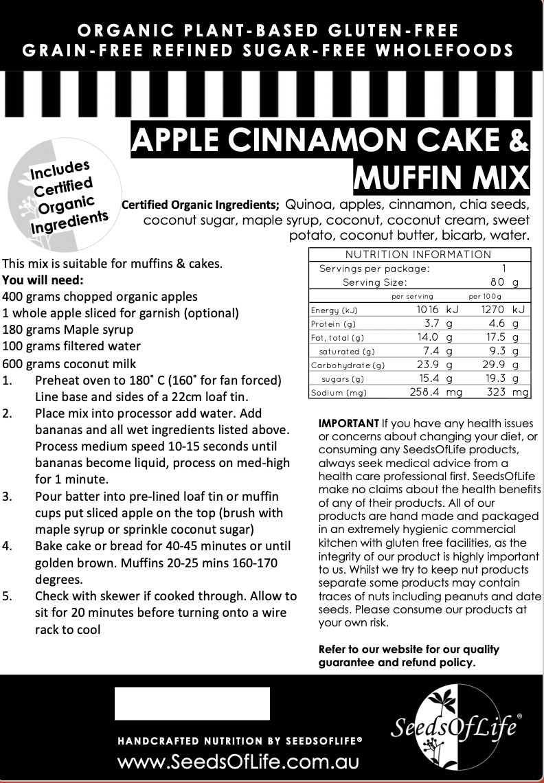 APPLE & CINNAMON TEA CAKE