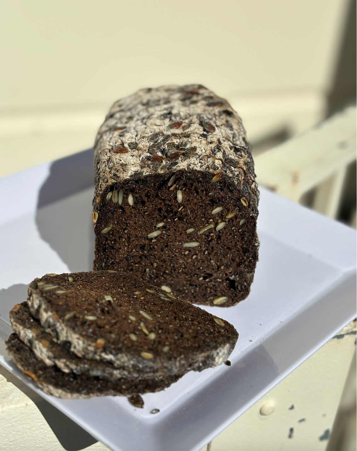 PREBIOTIC CRUSTY 'SEEDY' CASSAVA BREAD