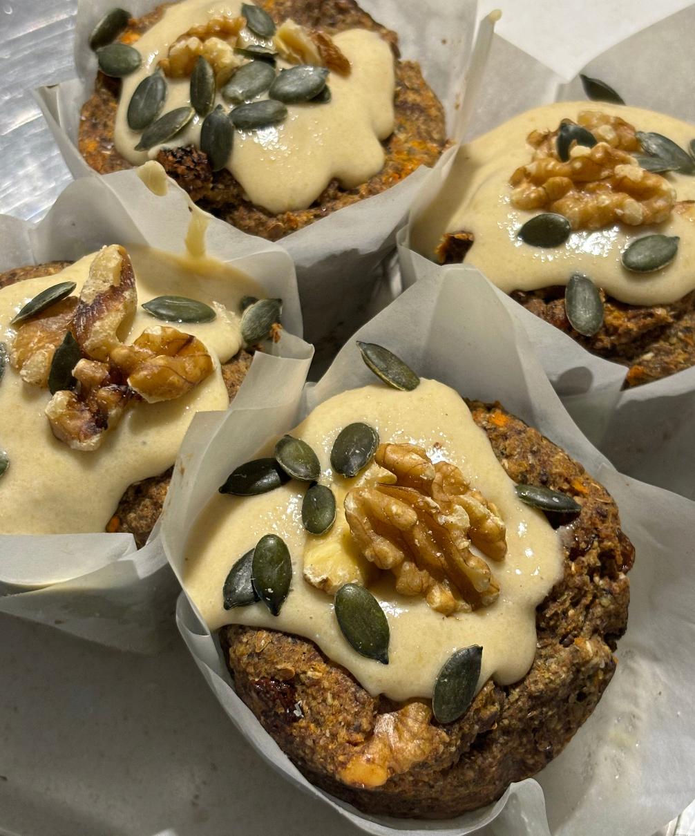 Carrot & Walnut Muffins