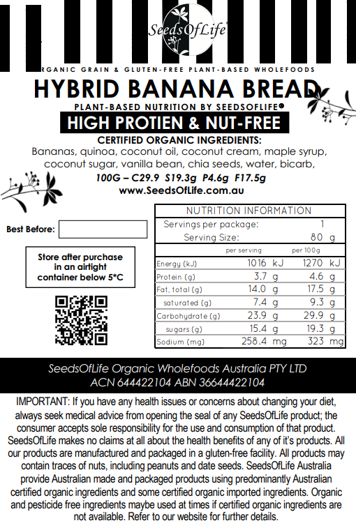 HYBRID BANANA BREAD 2kg