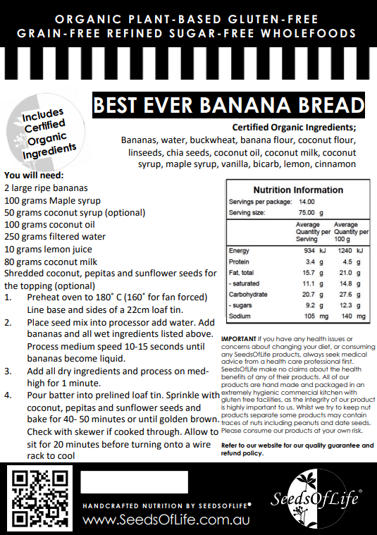 PREMIX BEST EVER BANANA BREAD-330g