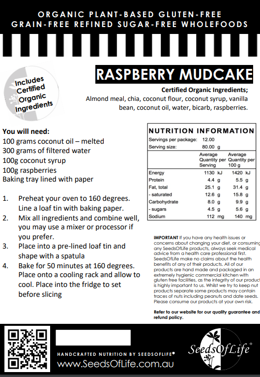 PREMIX RASPBERRY MUDCAKE