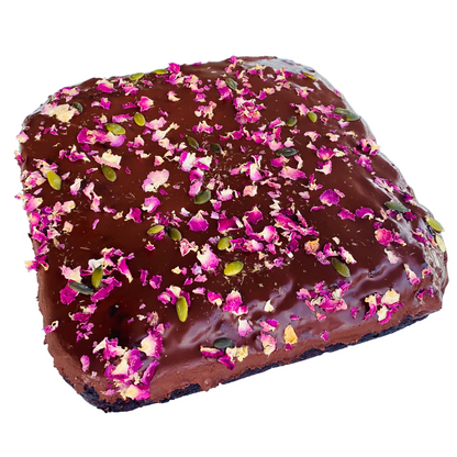 Choc chip zucchini cake with chocolate ganache