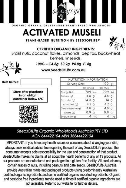 ACTIVATED MUSELI 250g