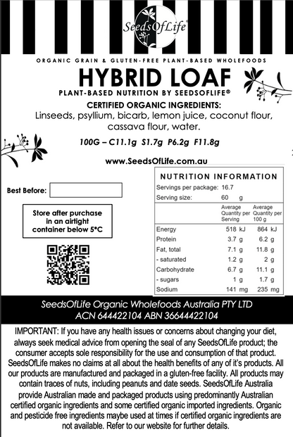 HYBRID BREAD ROLL 120g 6 pack