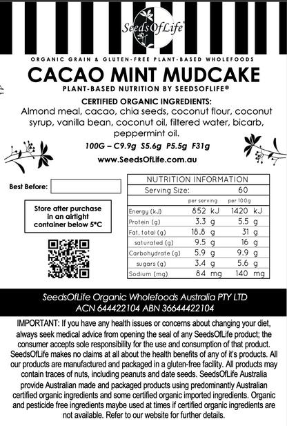 CACAO MINT MUDCAKE 1kg