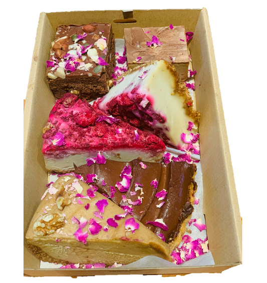 RAW CAKE PLATTER BOX x6