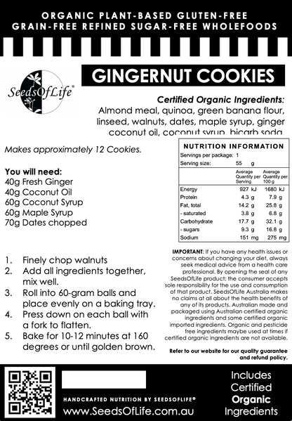 PREMIX GINGERNUT COOKIES- 355g