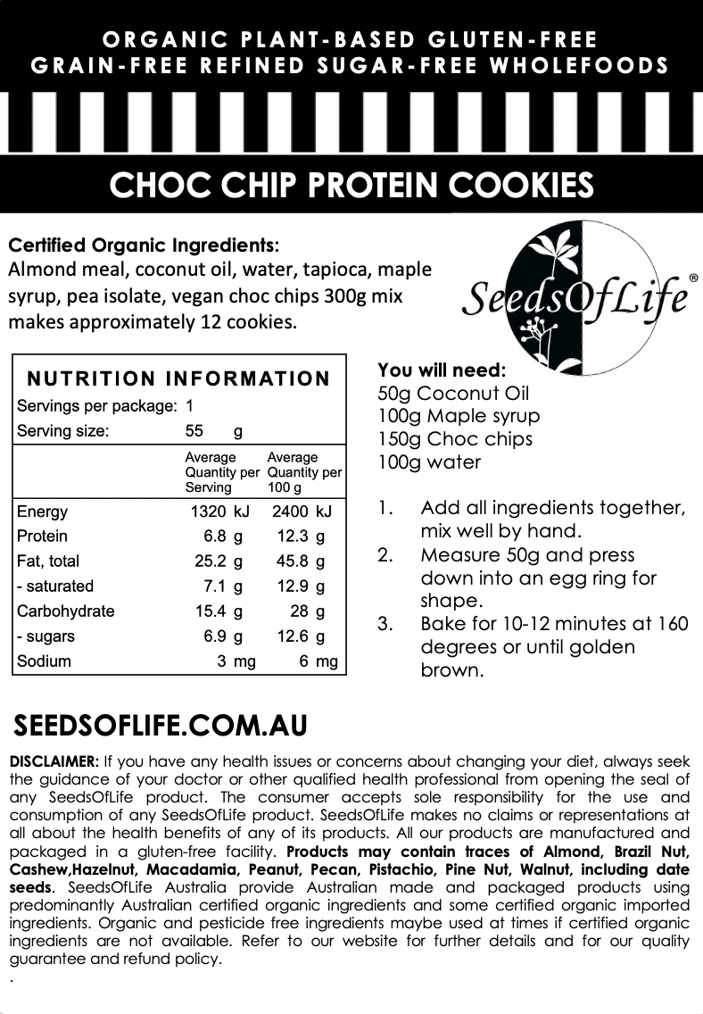 PREMIX CHOC PROTEIN COOKIE