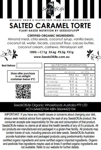 FROZEN SALTED CARAMEL TORTE (2pk)
