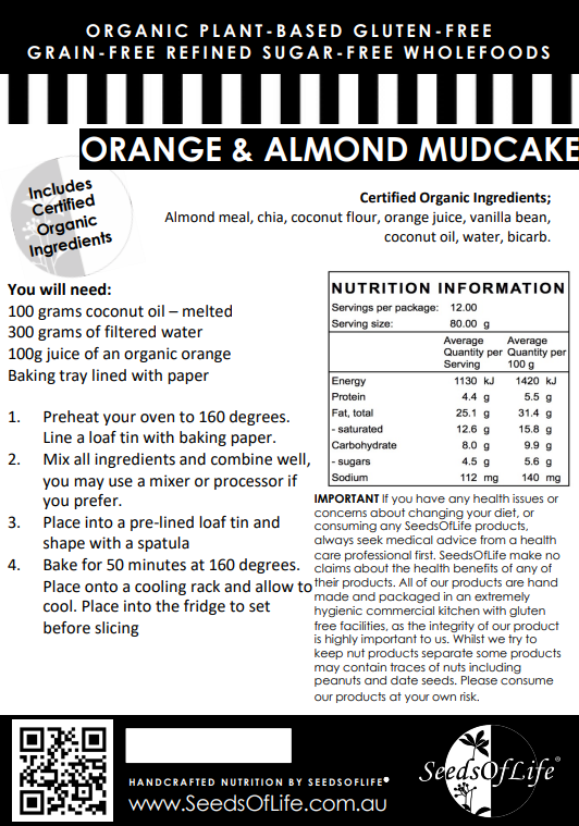 PREMIX ORANGE & ALMOND MUDCAKE & DONUTS