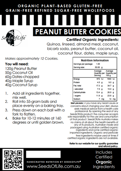 PREMIX NUT BUTTER COOKIES